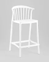 Cтул полубарный Кемпо, пластик белый УТ000039941 Stool Group Cтул полубарный Кемпо, пластик белый УТ000039941 Stool Group